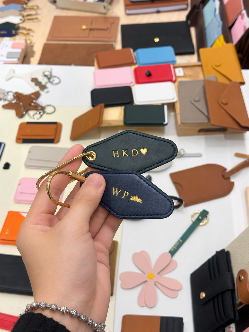 Diamond Key Ring