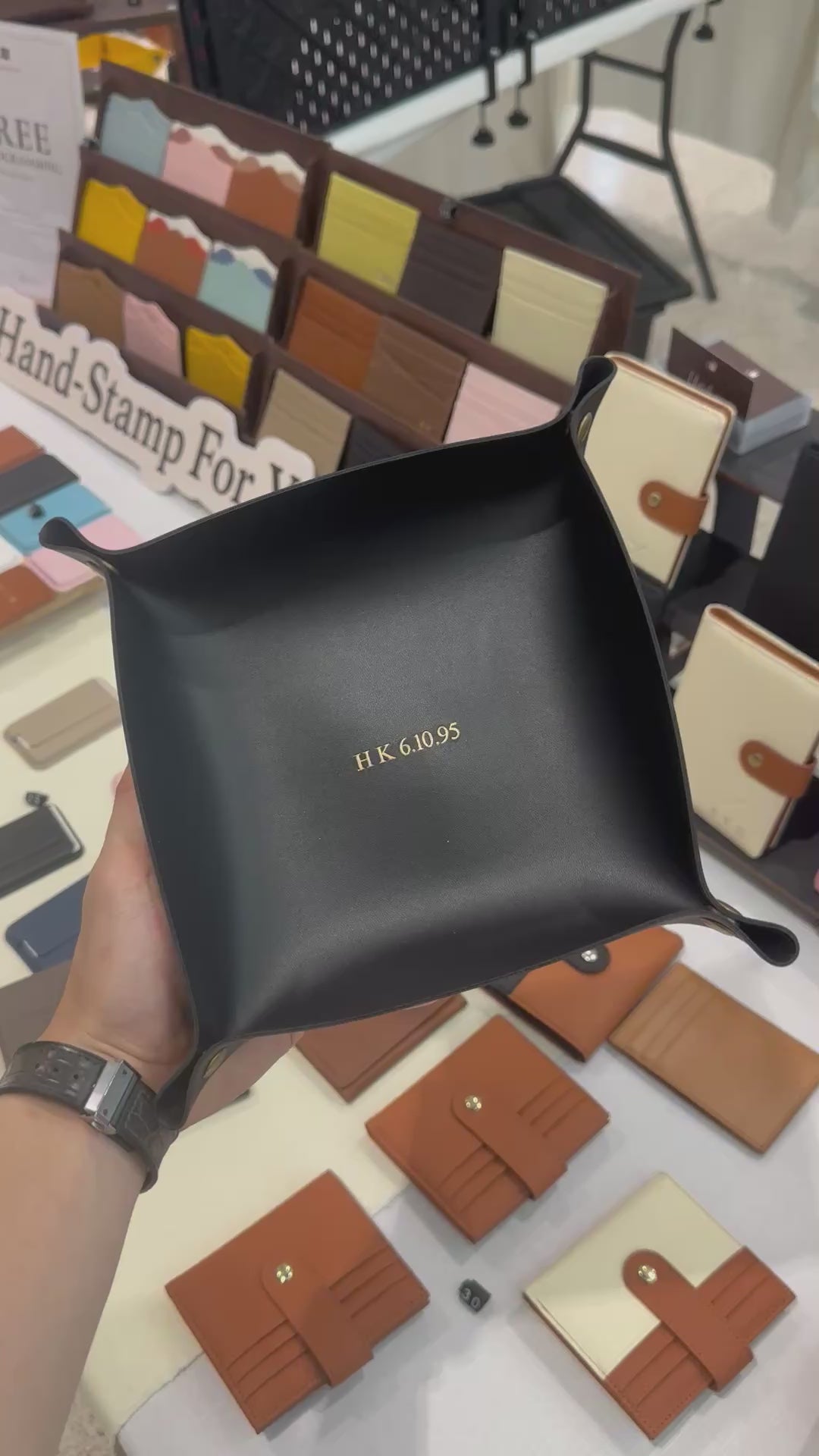 Leather Valet Tray